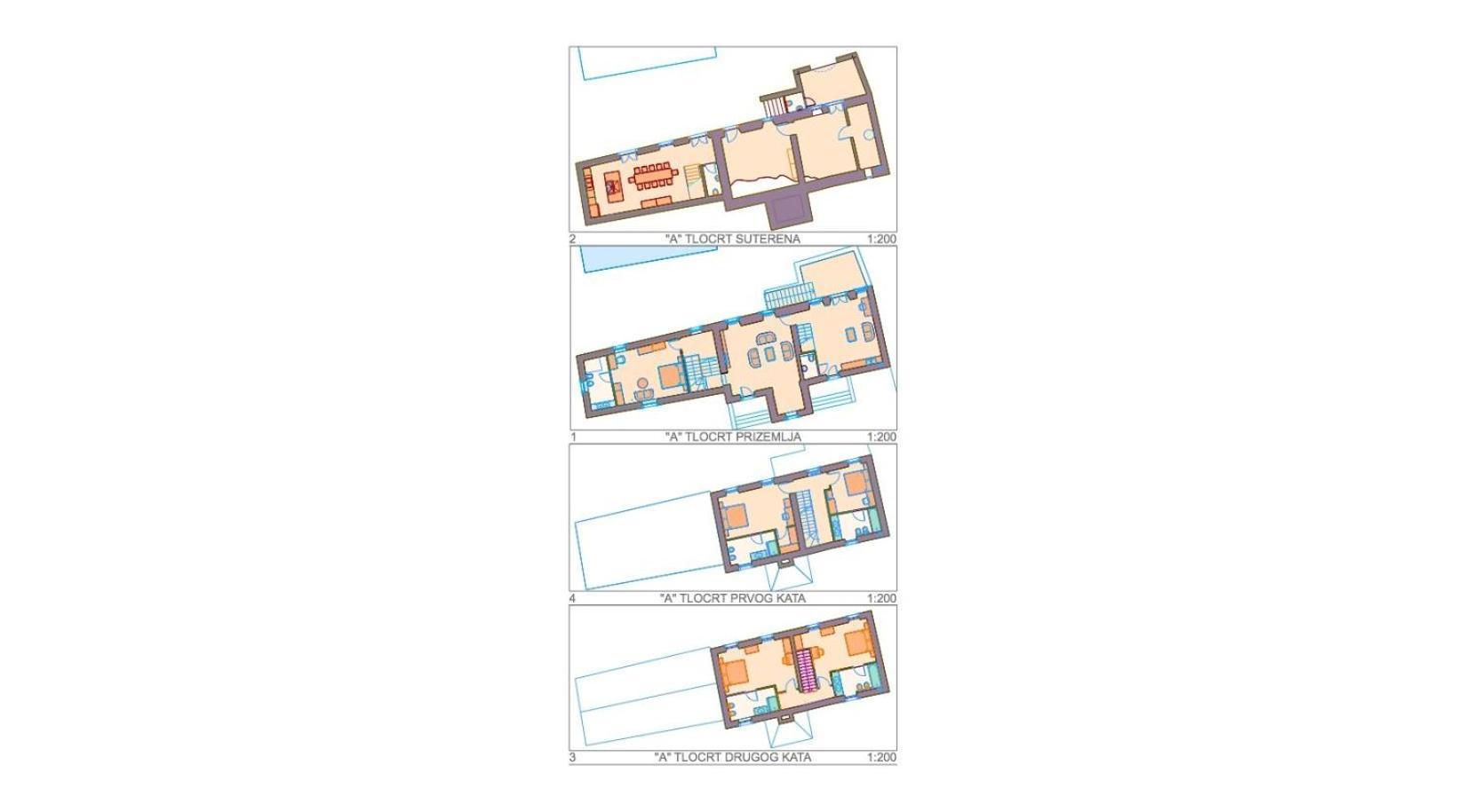 Villa Poropati, Groznjan, Istria - Luxury Countryside Estate For Up To 19 Persons - Large Pool Of 80M2 With Kids Section Eksteriør bilde